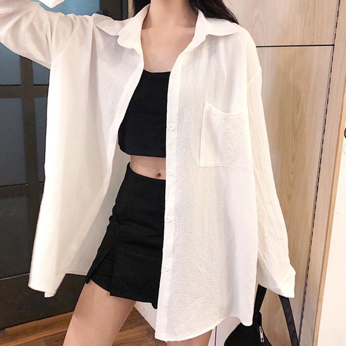 메이킹유 간절기 긴팔 남방 6615데이핏셔츠