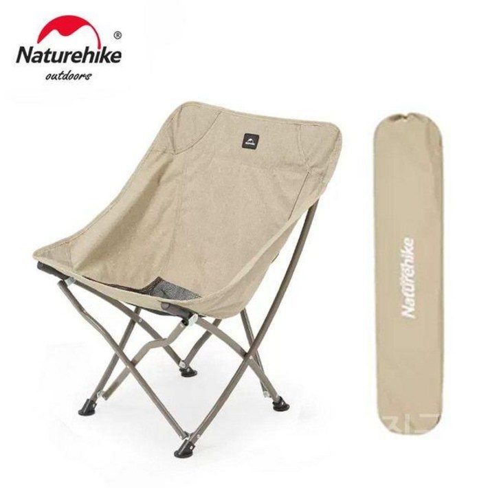 Naturehike 캠핑의자 의자 캠핑 초경량 접이식의자 낚시 경량 야외의자 휴대용 접이식, khaki 1 Chair