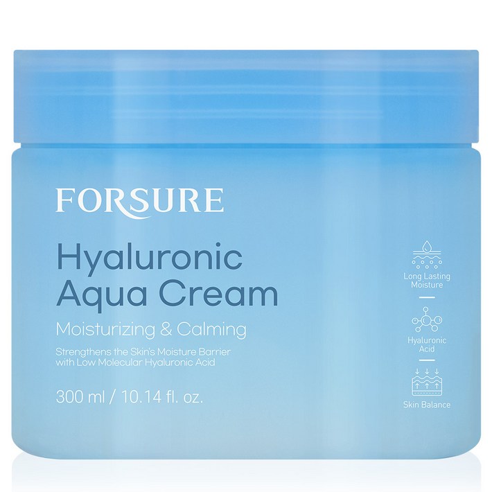 포슈어 히알루로닉 대용량 수분크림 진정 영양 보습크림