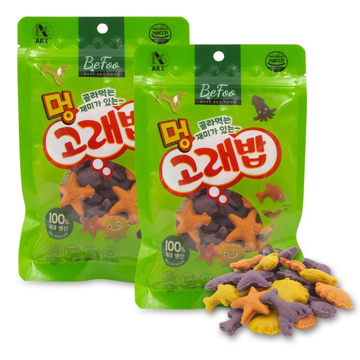 베푸 멍고래밥 강아지 간식 애견 노즈워크 과자, 2개, 100g, 실꼬리돔 베푸 멍고래밥 강아지 간식 애견 노즈워크 과자, 2개, 100g, 실꼬리돔