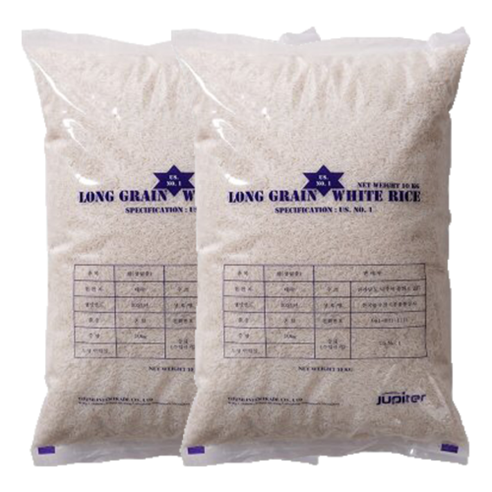 U.S NO 1. LONG GRAIN WHITE RICE 10KG 미국 1위 장곡 백미 쌀