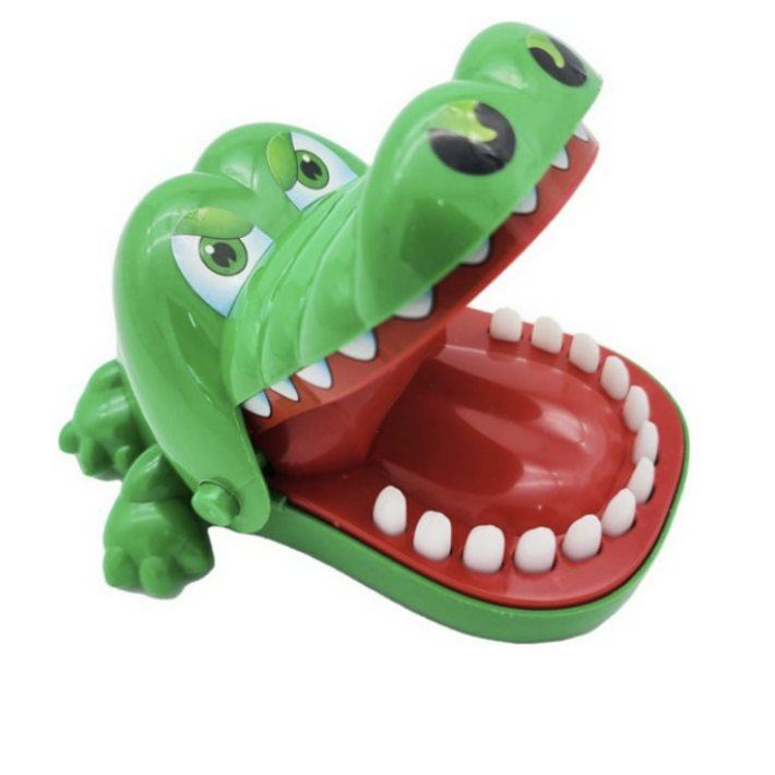 재미존 정글 악어 이빨 룰렛 게임, 혼합색상, 1개