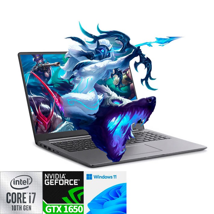 LG전자 울트라기어 17UD70N i710510U32GNVMe 1TBGeForce GTX 1650윈11 2560×1600 17인치 고사양 게이밍 노트북, LG전자 17UD70N, WIN11 Home, 32GB, 1TB, 그레이