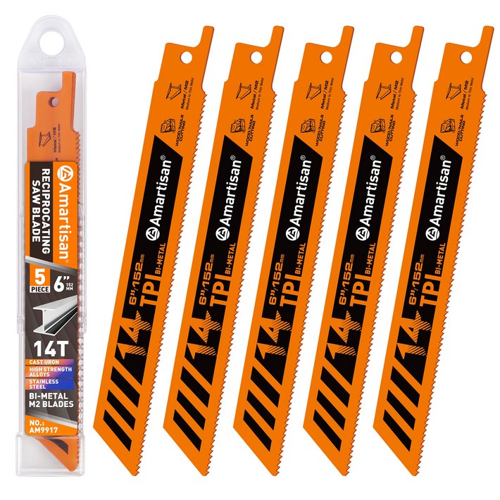 공구PXJ 금속용 컷팅 왕복 톱날 6인치 톱날 5pc, 25개