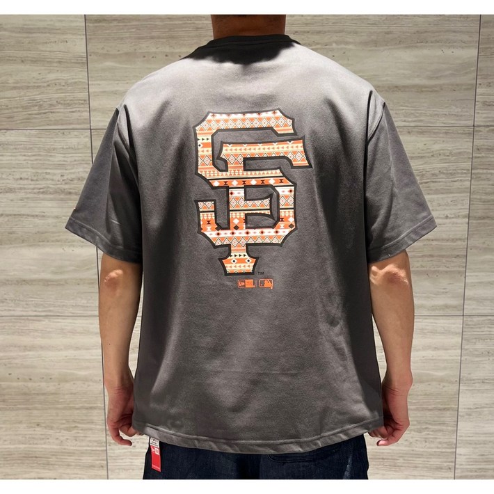 뉴에라 MLB 샌프란시스코 자이언츠 나바호 패턴 티셔츠 다크 섀도우 14536483