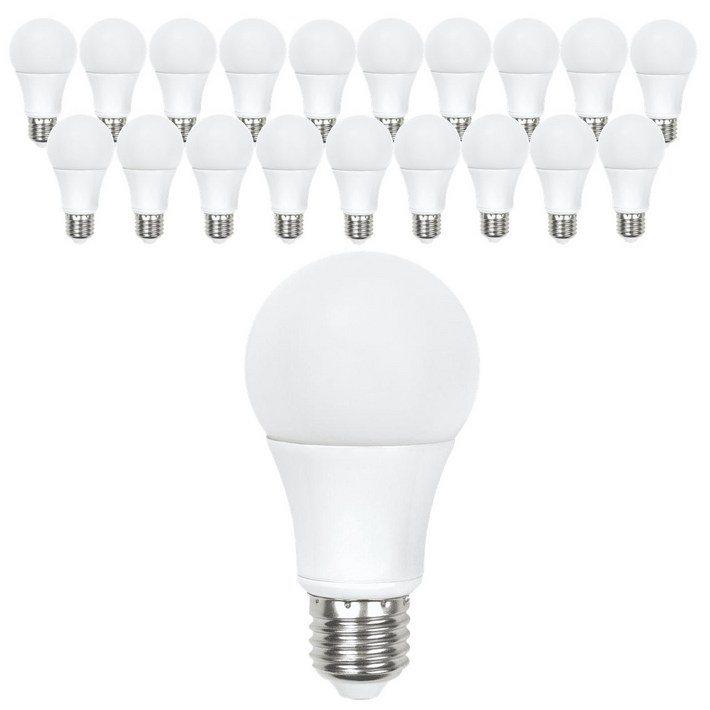 금호전기 LED 번개표 20W 전구 e26, 20개, 전구색