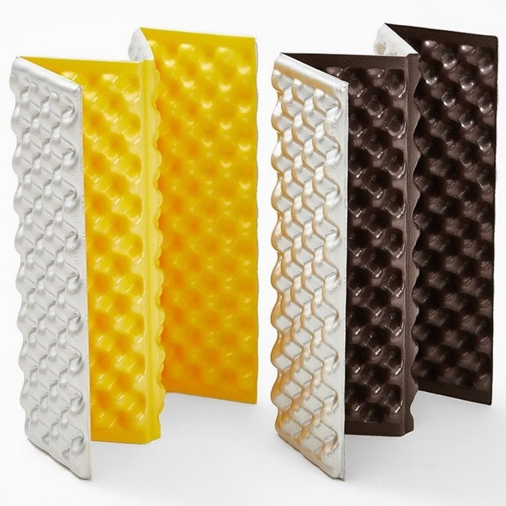 2개 IXPE 알루미늄 코팅 발포 방수 캠핑 등산 매트