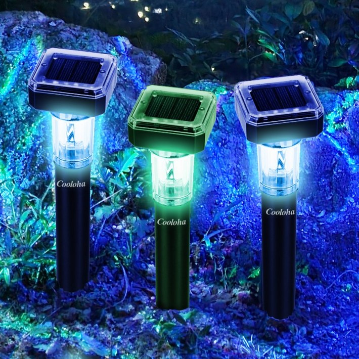 LED 조명 뱀퇴치기 야생동물퇴치기 두더지 쥐 유해동물 접근방지 저주파 진동 정원등