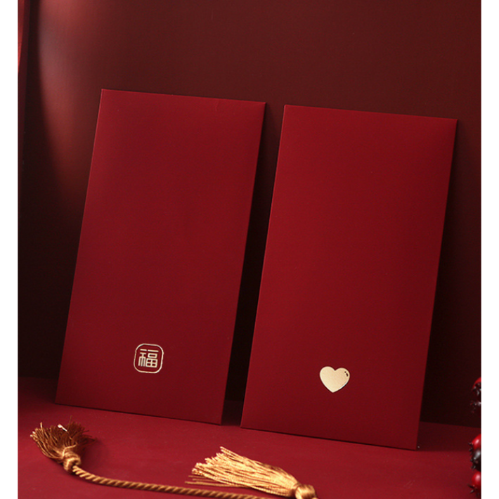 메리라라 복, 사랑, 재물운을 담은 용돈봉투, 24개, 하트