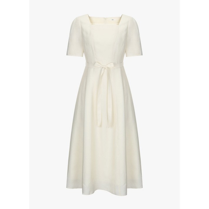 [백화점매장정품] 잇미샤 여성원피스 스퀘어넥 벨티드 원피스 ITP5YOP860 하객룩 치마