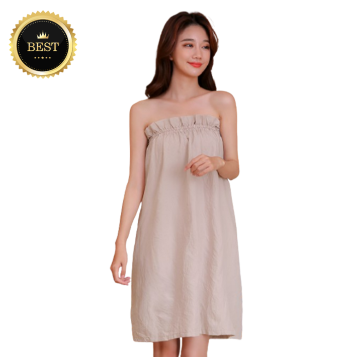 오피뉴 샤워가운 고급 밴딩형 골프샤워가운 목욕가운