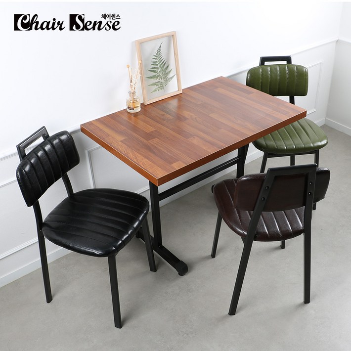 체어센스 국산 600X1000 H발 식탁 테이블 수저통3호 카페 식당 업소용 주문제작