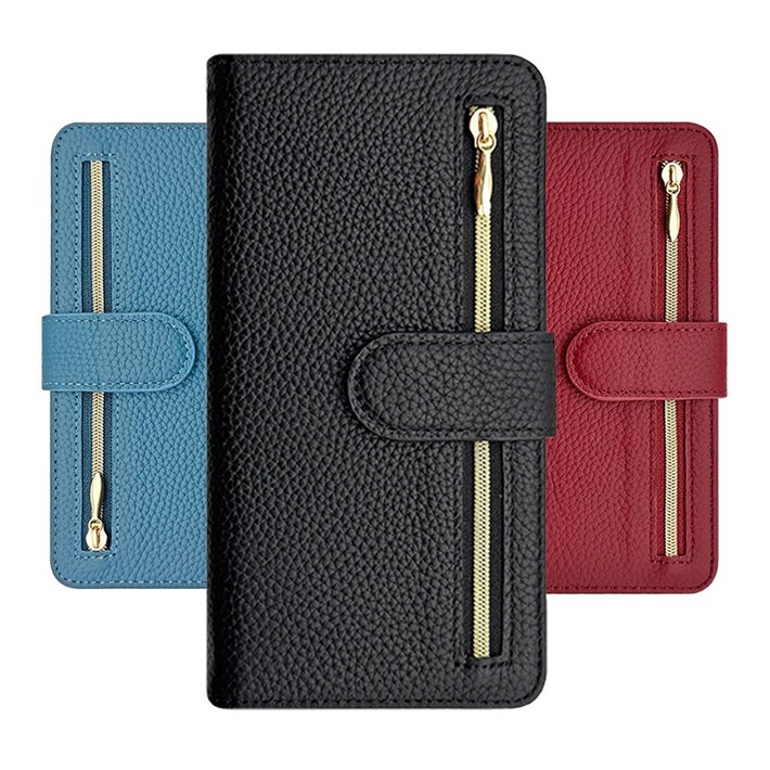 천연 소가죽 갤럭시 S20 시리즈 폰모델 선택 지퍼 지갑 다이어리형 휴대폰 케이스