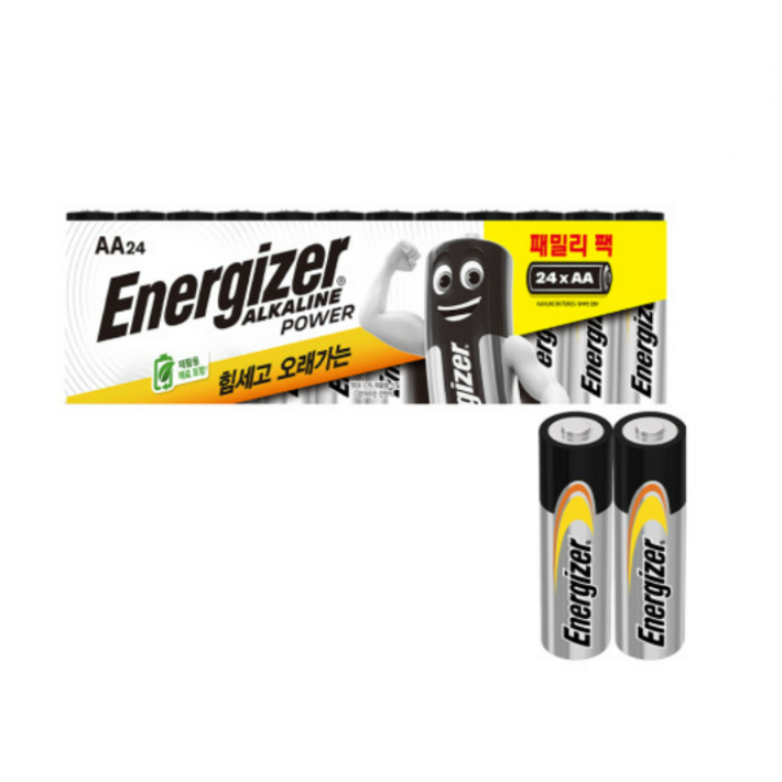 에너자이저 알카라인 AA건전지 VALUE PACK, 18개입, 1개