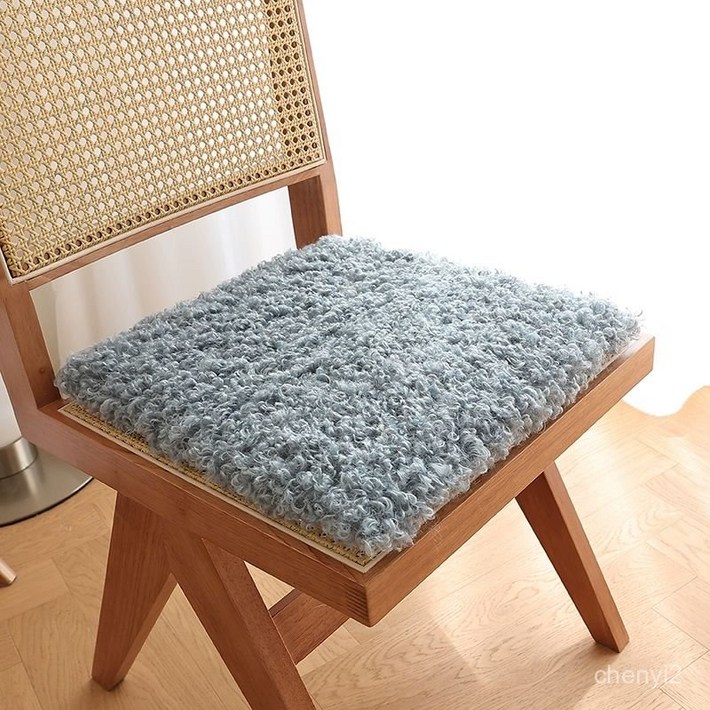호주양모방석 털방석 퍼 의자 호주산 털 양가죽 거실 따뜻한 두꺼운 방석 매트 짧은털