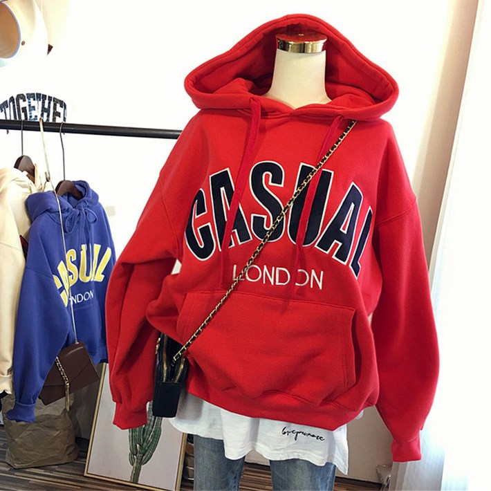 DODLXL 남녀공용 맨투맨 후드티 기모 겨울 티셔츠 오버핏 빅사이즈 롱 레터링 박스티