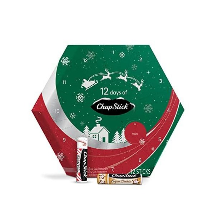 12 데이즈 of 챕스틱 ChapStick 홀리데이 Advent 캘린더 립 밤 기프트 세트 케어 12팩 12 데이즈 of 챕스틱 ChapStick 홀리데이 Advent 캘린더 립 밤 기프트 세트 케어 12팩