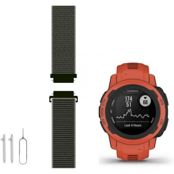 가민 인스팅트 22S 솔라스탠다드카모전술서핑데즐 스마트워치 호환 스포츠 메쉬 스트랩 교체 밴드 퀵 릴리스 손목밴드