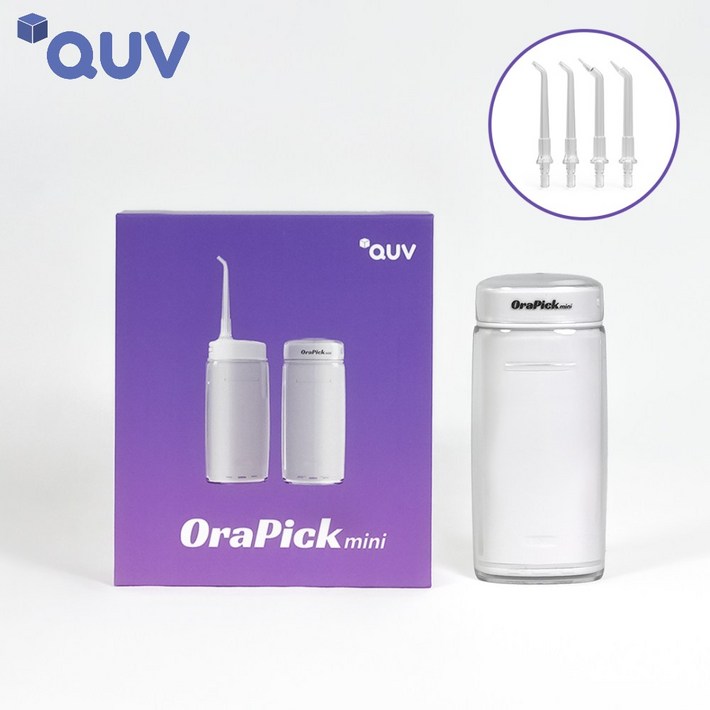 오라픽 미니 구강세정기 휴대용 여행용 물치실 칫솔 워터칫솔