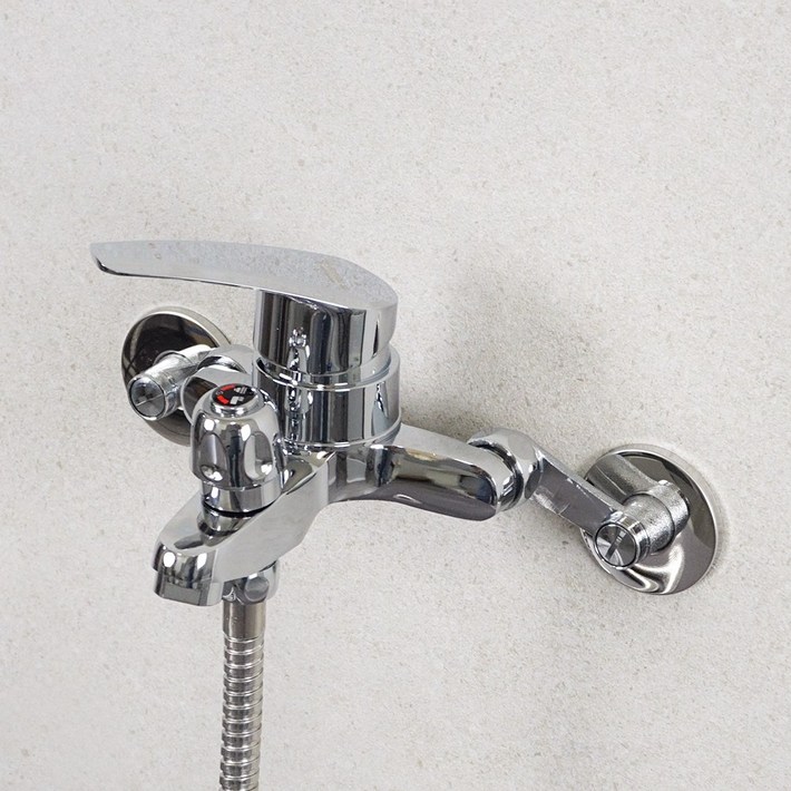 아바스 국산 욕실 샤워기 수도꼭지 화장실 수전 샤워기수도꼭지 샤워수전, 1세트