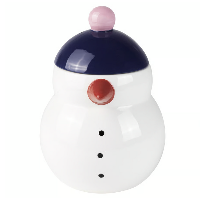 이케아 VINTERFINT 빈테르핀트 보관용기, 눈사람 화이트 1L