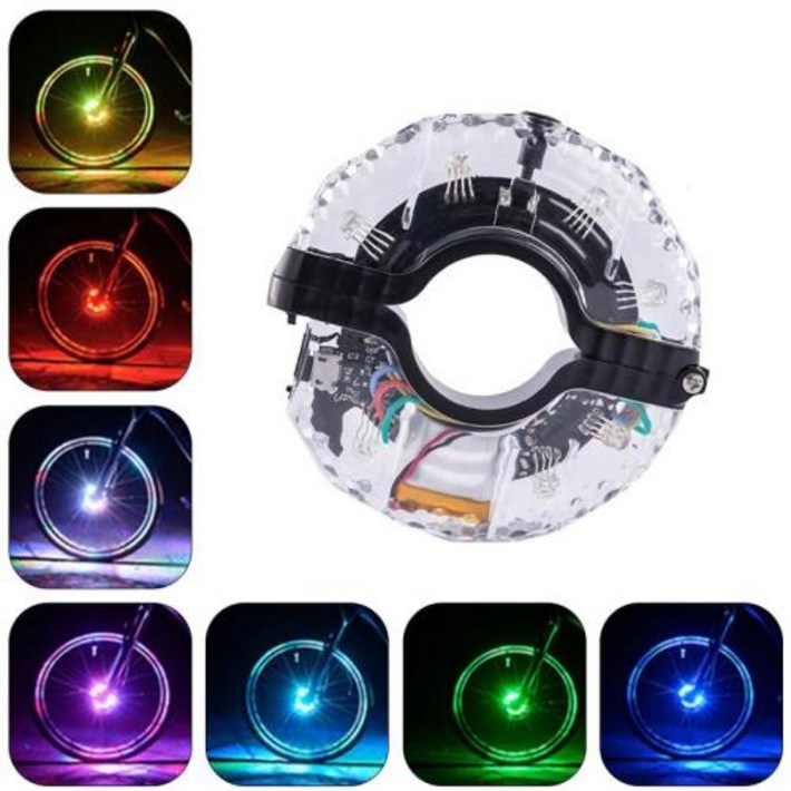 전동 전기킥보드 대리기사 퀵보드 위패드 라이트 LED 충전식 자전거 휠 허브 조명 방수 USB RGB 다채로운 스포크 안전 경고 및 장식 전동 전기킥보드 대리기사 퀵보드 위패드 라이트 LED 충전식 자전거 휠 허브 조명 방수 USB RGB 다채로운 스포크 안전 경고 및 장식