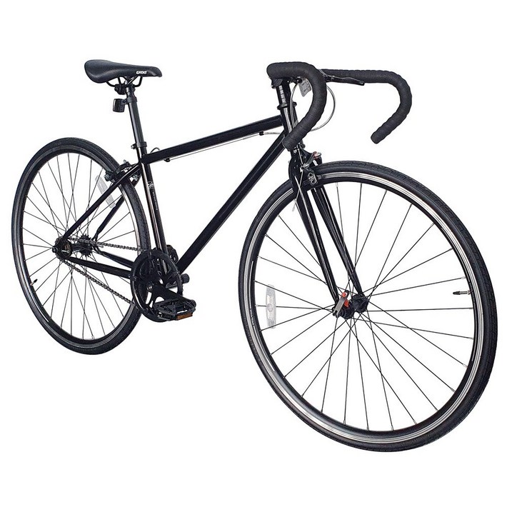 지멘스자전거 싱글기어 자전거 STYLE 프레임400 450 학생용 스몰사이즈, 미조립공구미포함유광블랙450S사이즈, 1개, 170cm