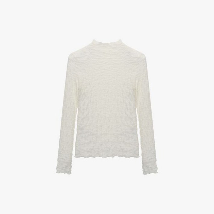 잇미샤 슬림 모크넥 티셔츠 ITO9WTS140