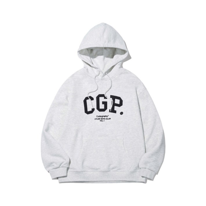 코드그라피 기모 Ver. CGP 아치 로고 후드티 라이트그레이 CBCFUTH100MG 133922