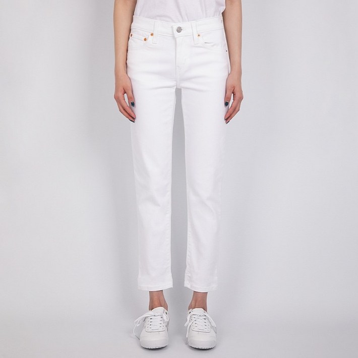 리바이스 여성 청바지 미드라이즈 보이프렌드 화이트 198870306