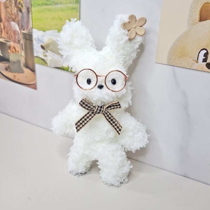 모루인형 만들기 DIY 키트 18종 세트, 1개, 01번2 로즈골드 안경세트