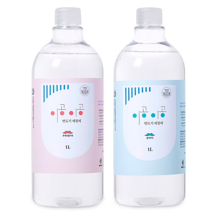 이공이공 면도기 세정액 1L 1L 묶음 면도날 세척 관리용품