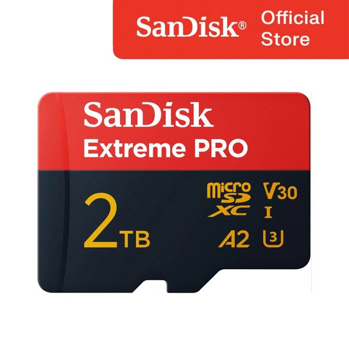 샌디스크 공식인증 정품 마이크로 SD 카드 익스트림 프로 SDSQXCD, 2TB, 1개 샌디스크 공식인증 정품 마이크로 SD 카드 익스트림 프로 SDSQXCD, 2TB, 1개