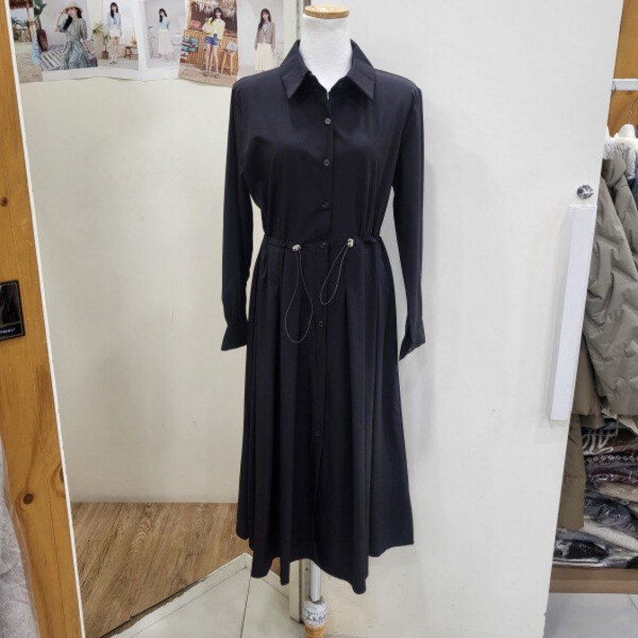 무자크 스트링 긴팔 원피스MP3WOP05YS