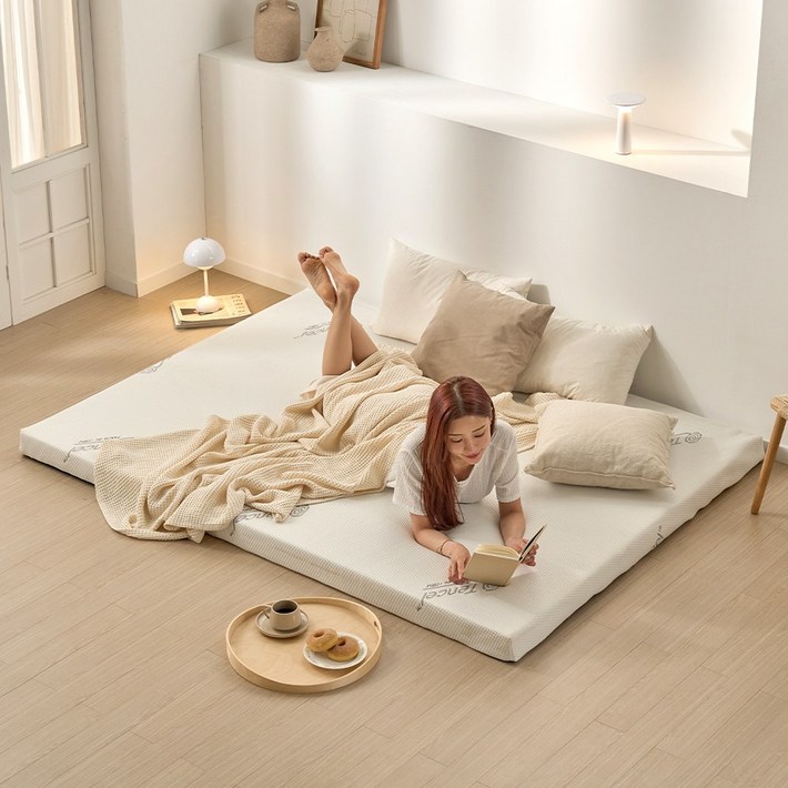 세인트블랑 에어리 메모리폼 10cm 바닥 침대용 허리에 좋은 숙면 토퍼 MS SS Q