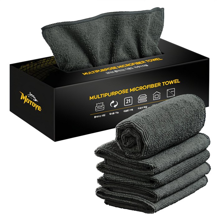 모터브 차량용 뽑아쓰는 다용도 극세사 타월 21p