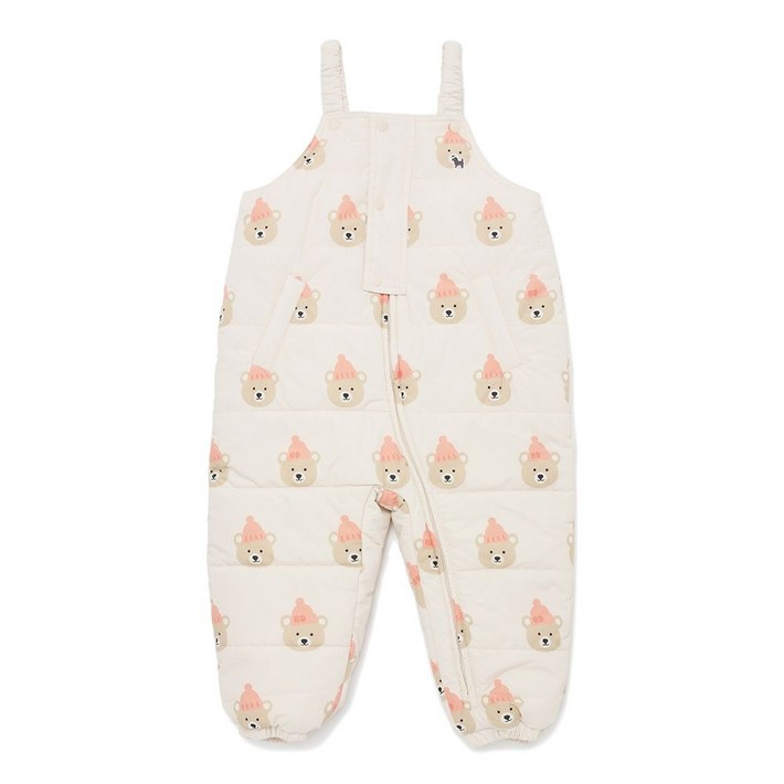 블루독 베이비 겨울 우주복 베어 스노우 패딩 오버롤 44C1442003