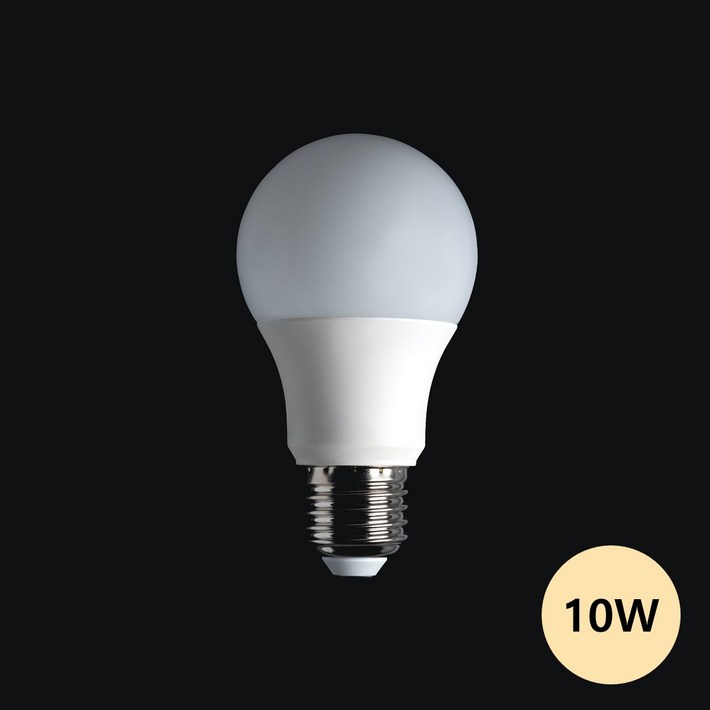 e26 소켓 LED 전구 10W 주백색아이보리색빛,4000K, 45개, 주백색