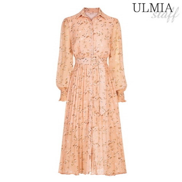 율미아스탭 율미아스탭 플라워쉬폰주름원피스S3S1OP3011