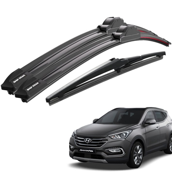 쉽딱 트리플 전면 후방 와이퍼 3P 세트