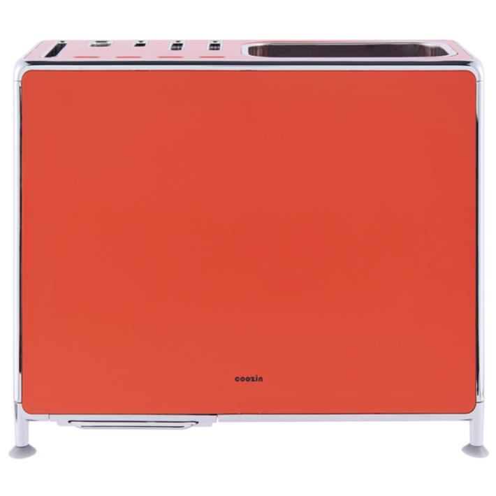 쿠진 나이프케어 오브제 칼소독기 본체쿠진 나이프 세트, 코랄오렌지쿠진칼세트