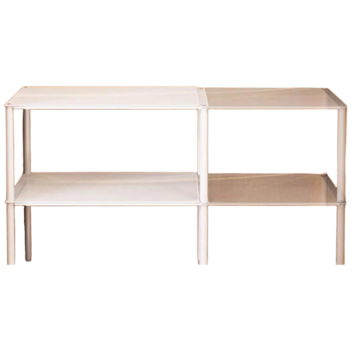 리빙공감 메쉬 칸막이 길이조절 옷장정리선반 트레이 대형