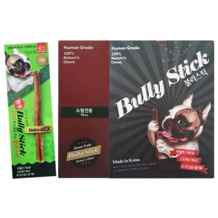 네츄럴이엑스 강아지 불리스틱 소형 건조간식