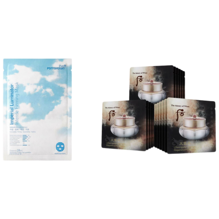 ponybrown 루미네이터 마스크 구매시  후 천기단 화현 크림 샘플 60장 gift