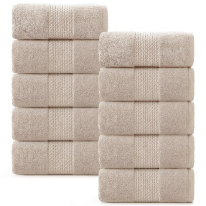 록신 명품 호텔수건 코마사 부드러운 고퀄리티 수건 540GSM  40수 10종세트 호텔 수건 40수