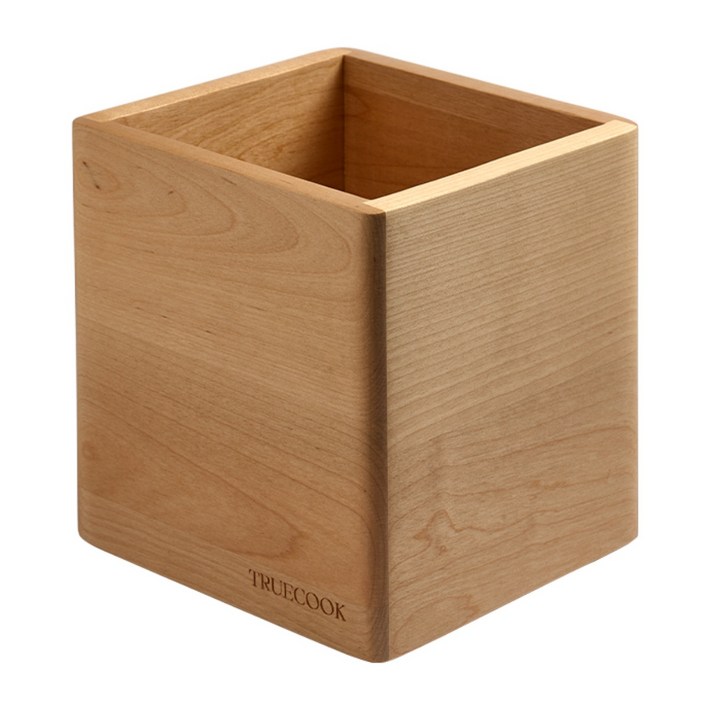 트루쿡 러시아산 버치우드 실리콘 조리도구통 수납함 360도 멀티함, 버치우드, 1개