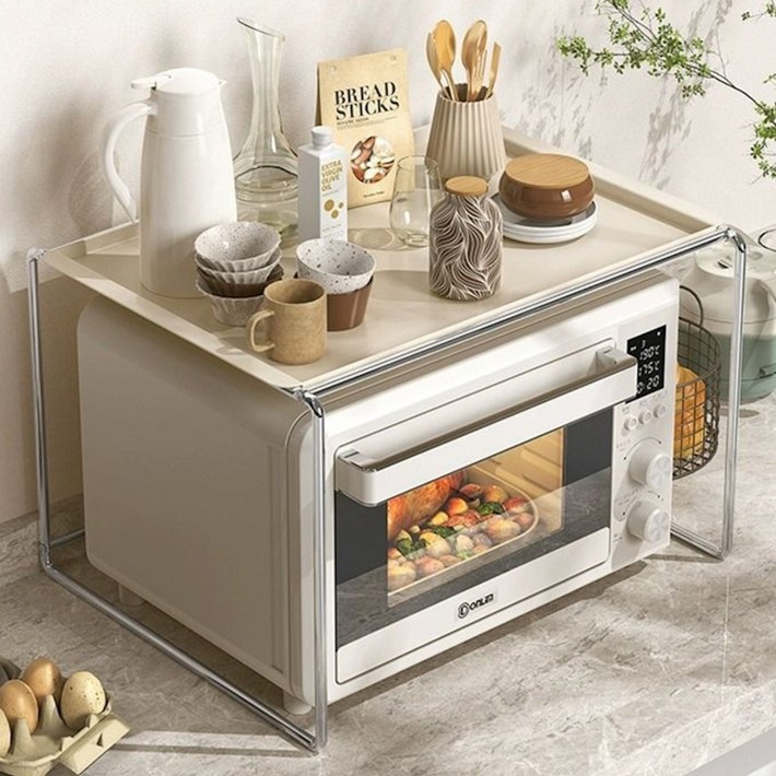 BOKICHI 스테인리스강 다용도 전자레인지 수납  선반