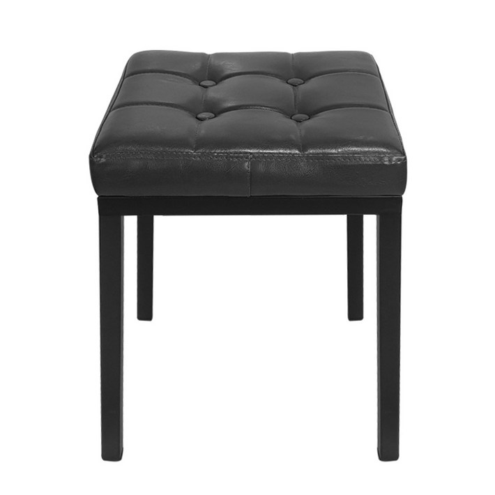 비엠코리아 사각 보조의자 1인 스툴, 블랙