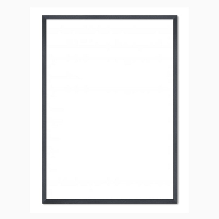 우드 인테리어 액자, 블랙, 1개