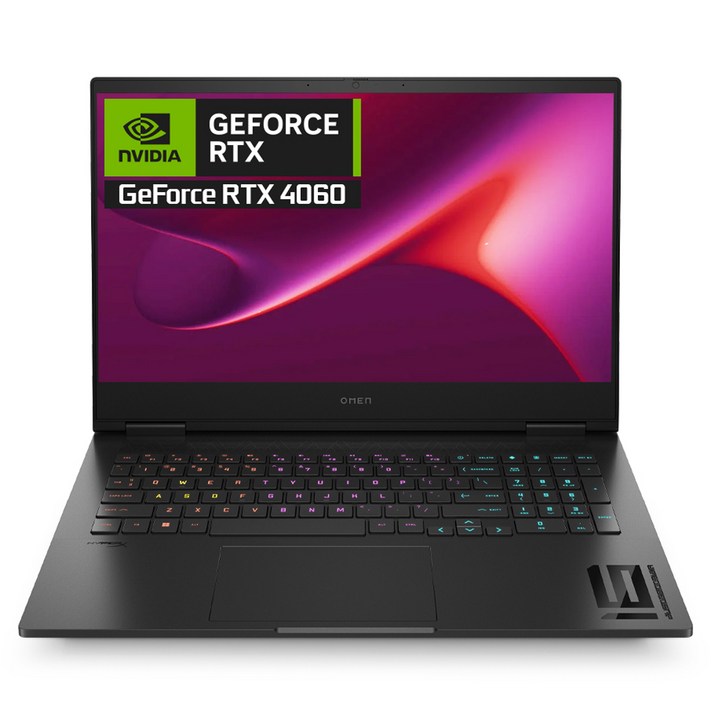 HP 2024 오멘 16 코어i5 인텔 14세대 지포스 RTX 4060, Shadow Black, 512GB, 32GB, WIN11 Home, 16wf1183tx